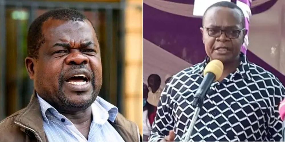 Busia County Senator Okiya Omtatah and Gover Paul Otuoma